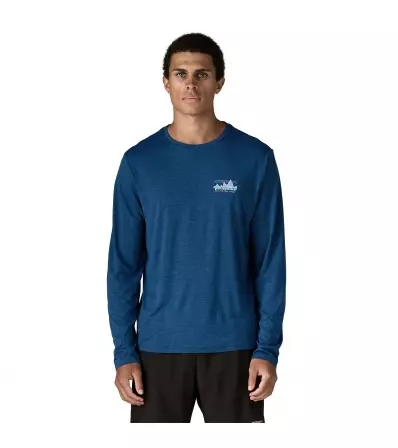 Patagonia Long-Sleeved Capilene Cool Daily Shirt - '73 Skyline M's