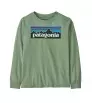 Patagonia Kid's P-6 Logo Long- Sleeved T-Shirt